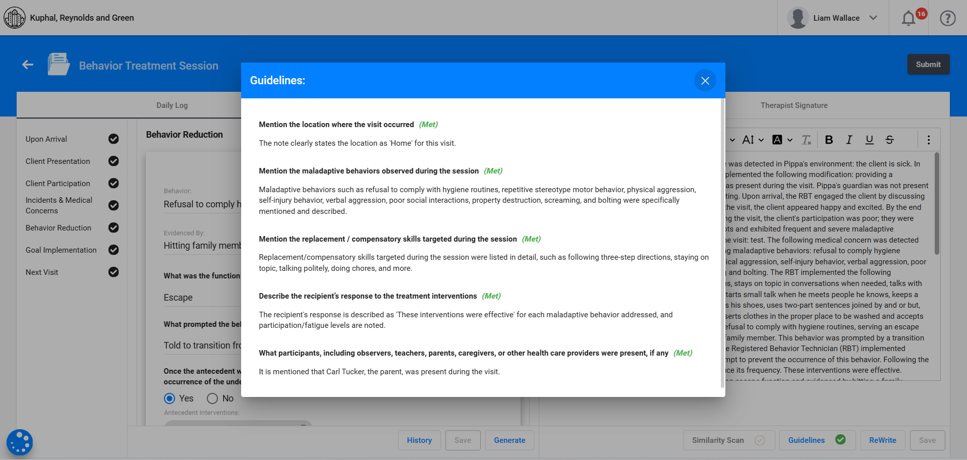 Note AI review guidelines