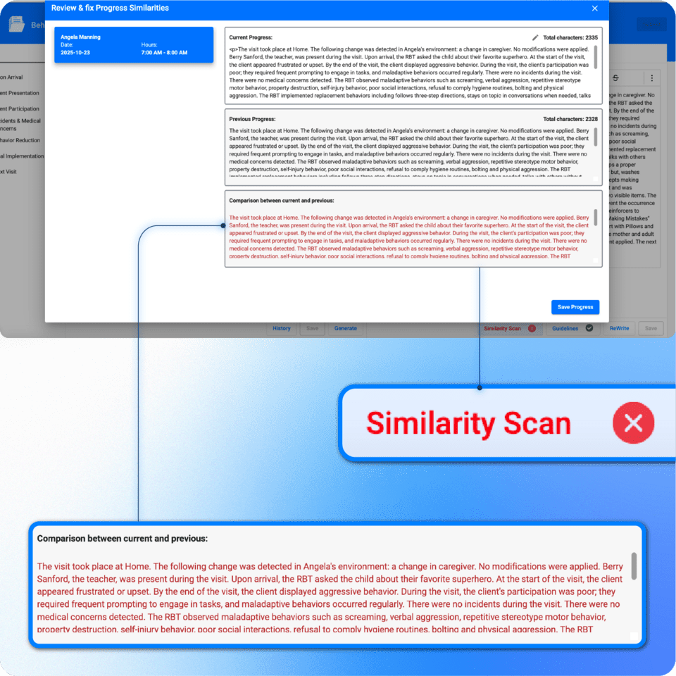 Session Auditing - Plagiarism detection - ABAMATRIX
