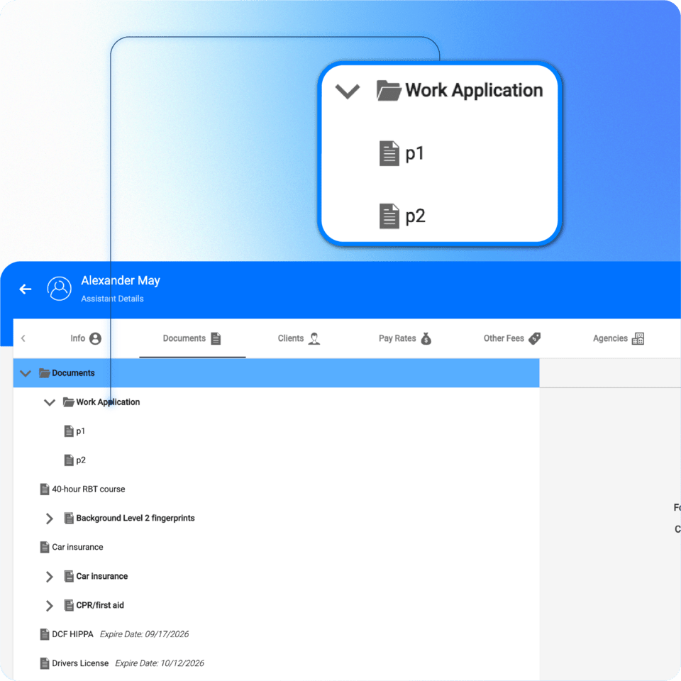 Practice Management - Smart credential tracking - ABAMATRIX